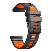 baratos Relógios Garmin-Pulseiras de Relógio para Garmin Fenix 7 Pro 6 5 Plus Epix Pro 47mm Approach S70 47mm S62 S60 Forerunner 955 255 945 745 Instinct 2 Marq Descent Quatix 22mm Silicone Substituição Alça 22mm Ajustável
