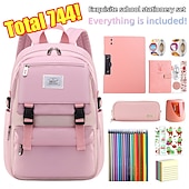 cheap Laptop Bags,Cases &amp; Sleeves-744 Pieces Back to School Supplies Kit for Kids K-12, School Essentials Supplies Set Bulk for Girls, Boys, Teachers. Includes Backpack, Pencils, Folders, Notebooks and Much More for Students All Ages