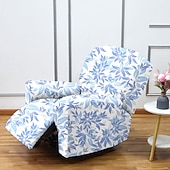 cheap Recliner Chair Cover-Stretch Recliner Covers Recliner Covers 1 Seater Armchair Couch Slipcover with Elastic Loop, Anti-cat Scratch Furniture Protector for Kids, Pets, Dogs, Cats