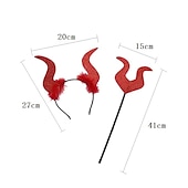 abordables Accesorios-Diadema de Bruja Vampiro Diablo Halloween Props Alas de Murciélago para Adultos Mujeres Disfraz de Halloween Carnaval Fácil Disfraz de Carnaval para la Noche de Walpurgis