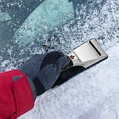 お買い得  車用クリーニング用品-加熱された車の冬フロントガラス電気雪とノンスクラッチアイススクレーパー12ボルト氷を溶かすための加熱された雪スクレーパー