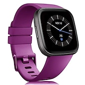 preiswerte Fitbit-Uhrenarmbänder-Smartwatch-Band Kompatibel mit Fitbit Versa 2 / Versa Lite / Versa SE / Versa Silikon Smartwatch Gurt Frauen Männer Sportarmband Ersatz Armband