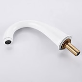 cheap Multi Holes-Widespread Bathroom Faucet Sink Mixer Basin Taps, Twin Handle Vessel Tap with Cold and Hot Hose