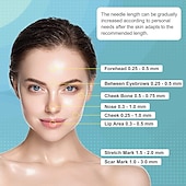 economico Accessori per la cura della pelle-autentico 140 pin drs derma stamp cura della pelle con rullo microneedle a profondità regolabile