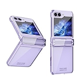 cheap Samsung Cases-Phone Case For Samsung Galaxy Z Flip 6 Z Flip 5 Z Flip 4 Z Flip 3 Back Cover Plating Full Body Protective Anti-Scratch PC