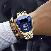 levne Quartz hodinky-Luxusní pánské quartz hodinky moderní trend cool pánské zápěstní hodinky nerezová ocel módní quartz hodinky pro muže Relogio Masculino
