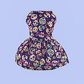 halpa Puvut-Koirat Kissat College Hameet Koiran bandanahuivi Juhla Hauska Talvi Hengittävä Pehmeä Pestävä Mukava ulko- Halloween Rento / arki Koiran vaatteet for Bichon Frise Pomeranian Pienelle lemmikille