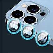 olcso iPhone-képernyővédők-1 készlet Kamera lencsevédő Kompatibilitás Apple iPhone 16 iPhone 15 Pro Max Plus iPhone 14 13 12 11 Pro Max Mini SE X XR XS Max 8 7 Plus Edzett üveg 9H erősség Anti-ujjlenyomat Nagyfelbontású (HD