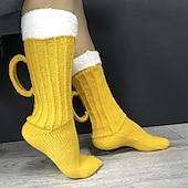 abordables Accesorios-Cerveza Oktoberfest Disfraz Calcetines Oktoberfest / Cerveza Alemán Munich prados Hombre Mujer Paño de estilo tradicional Calcetines