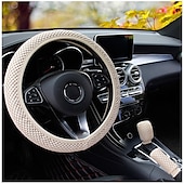 ieftine Husă Volan-1 buc. capac de volan cu fir de gheata usor universal 38 cm, rezistent la uzura, antiderapant, accesorii pentru modificarea masinii, accesorii auto fara inel interior