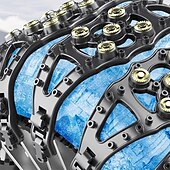 Недорогие Инструменты для чистки транспортных средств-4x цепи противоскольжения, автоматическое противобуксовочное средство, снег, лед, шины, шипы, цепь противоскольжения, зима