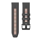 رخيصةأون عصابات ساعات Garmin-حزام إلى جارمين Fenix 7 7X 6 6X Pro Forerunner 955 945 935 Instinct 2X Solar Epix Approach S62 S60 Marq Descent G1 Quatix سيليكون إستبدال حزام 26mm 22mm تناسب سريع عصابة الرياضة معصمه