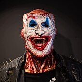 voordelige Accessoires-ghost rider dubbellaagse gescheurde schedel joker masker halloween cosplay enge maskers horror kostuums