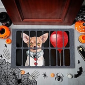 olcso Halloween hálószoba-halloween bohóc padlószőnyeg lábtörlő 3D nyomtatás csapda nappali hálószoba éjjeli szőnyeg