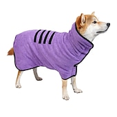 economico Abbigliamento e Accessori per Cani-Prodotti per cani Prodotti per gatti Telo da bagno Accappatoio asciutto per cani Di tendenza stile sveglio Inverno Traspirante Morbido Lavabile Comodo Esterno Casual / quotidiano Abbigliamento per