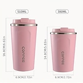 abordables Électroménager-tasse à café smart voyage thermos tasse affichage de la température tasse à café sous vide en acier inoxydable avec affichage de la température ai