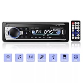 preiswerte Bluetooth Auto Kit/Freisprechanlage-Neues 12-V-Bluetooth-Autoradio, FM-Radio, MP3-Audio-Player, 5-V-Ladegerät und USB &amp;amp;sd/aux/ape/flac autoelektronik-subwoofer im armaturenbrett 1