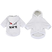 abordables Sweats à capuche-Chien Chat Pulls à capuche Mode Fête Hiver Respirant Doux Lavable Confortable Noël Extérieur Décontracté Quotidien Vêtements pour Chiens for Bichon Frisé Spitz Nain Bébé Animal Papillon Petit