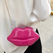 economico Borse a Tracolla-Per donna Borsa a tracolla Tracolla Sacchetto del telefono mobile pelle sintetica Feste San Valentino Per eventi Cerniera Leggero Tinta unica Argento Nero Bianco