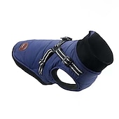 baratos Casacos-Cachorros Gatos Casacos Jaqueta Moda Estilo bonito Inverno Respirável Macio Lavável Confortável Ao ar livre Casual / Diário Roupas para cães for Bichon Frise Pomerânia Animais de Pequeno Porte