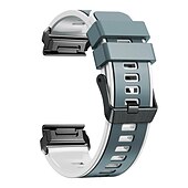 Недорогие Ремешки для часов Garmin-Ремешок для часов для Garmin Fenix 7 7X 6 6X Pro Epix Pro 47mm 51mm Instinct 2X Approach S70 47mm S62 S60 Forerunner 955 945 Epix Marq Descent Quatix 22mm 26mm силиконовый Замена Ремень 22mm 26mm