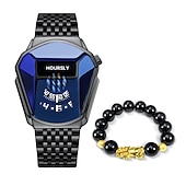 levne Quartz hodinky-Luxusní pánské quartz hodinky moderní trend cool pánské zápěstní hodinky nerezová ocel módní quartz hodinky pro muže Relogio Masculino