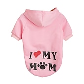 abordables Sweats à capuche-Chien Chat Pulls à capuche Mode Fête Hiver Respirant Doux Lavable Confortable Noël Extérieur Décontracté Quotidien Vêtements pour Chiens for Bichon Frisé Spitz Nain Bébé Animal Papillon Petit