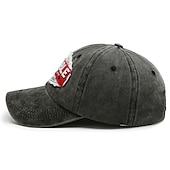 economico Cappellino da baseball da uomo-Unisex Cappellino da baseball Nero Giallo Cotone Lavato Viaggi Stile da spiaggia Esterno Da mare Liscio Regolabile Di tendenza Protezione per occhi