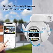 お買い得  屋内IPネットワークカメラ-4mp スピードドーム自動追跡 ptz カメラスマートホーム屋外ワイヤレス wifi カメラ監視モニター