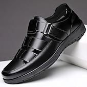 Men's Black Sandals with Multiple Straps and Comfortable Sole for Summer and Casual Wear 9