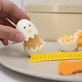 cheap Novelty Kitchen Tools-2Pcs/set Fancy Cut Eggs Cooked Eggs Cutter Home Boiled Eggs Creative Cooking Tools Bento Mold Kitchen Gadgets Accessories Cocina