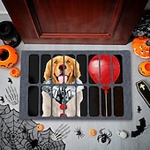 olcso Halloween hálószoba-halloween bohóc padlószőnyeg lábtörlő 3D nyomtatás csapda nappali hálószoba éjjeli szőnyeg