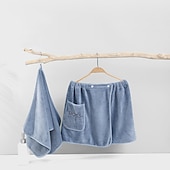 abordables Les serviettes-Serviette de bain pour hommes, serviette de douche, portable pour la maison, douce, absorbante, à séchage rapide, sans perte de cheveux, grande serviette, pour hommes uniquement