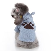 preiswerte Kapuzenpullover-Hund Katze Kapuzensweatshirt Mode Niedlich Warm Atmungsaktiv Weich Waschbar Bequem Outdoor Alltagstauglich Hundebekleidung for Bichon Frise Zwergspitz Baby Haustier Papillon Klein