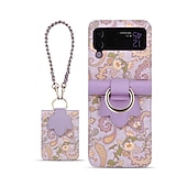 economico Cover Samsung-telefono Custodia Per Samsung Galaxy Capovolgi Z 6 Z Flip 5 Z Flip 4 Z Flip 3 Porta carte di credito Protettivo per tutto il corpo pelle sintetica