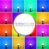 お買い得  家庭用器具-15 ワット wifi スマート電球 e27 LED rgb ランプ alexa/google ホームで動作 85-265v rgbwhite 調光可能なタイマー機能カラー電球