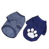 preiswerte Hundebekleidung &amp; Zubehör-Hunde Katzen Pullover Modisch Casual / sportlich Winter Atmungsaktiv Outdoor Casual Kleidungs-Outfits für Hundewelpen