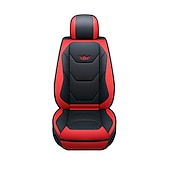 abordables Fundas de asiento para coche-Juego completo de lujo para 5 asientos funda de asiento delantero de coche universal 5D de PU impermeable almohadilla de protector de asiento transpirable