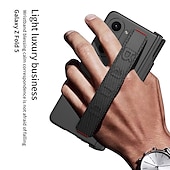 tanie Etui do telefonów Samsung-telefon Kılıf Na Samsung Galaxy Z Fold 5 Z Fold 4 Osłona tylna Pojemnik na ołówki Magnetyczne Ochrona całego ciała PC