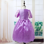 cheap Girls&#039; Costumes-Sleeping Beauty Beauty and the Beast Princess Belle Dress Cloak Flower Girl Dress Cosplay Costume Party Movie Cosplay for Girls&#039; Kid&#039;s Children&#039;s Day Masquerade Wedding Wedding Guest