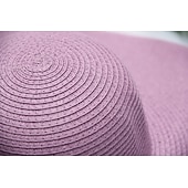 levne Fascinátory a klobouky-Klobouk Kentucky Derby Klobouky Sláma Slamák Sluneční klobouk Ležérní Dovolená Plážové Elegantní Retro styl S Sklady Čistá Barva Přílba Pokrývky Hlavy