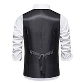 economico Costumi maschili degli anni '20-Vintage Anni 1920 Gilet Il grande Gatsby Gentiluomo Testimoni dello Sposo Slim Fit Costume Per uomo Mascherata Matrimonio Ospite di nozze Evento / Festa Adulti Gilet
