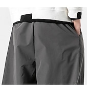 voordelige casual broek-Voor heren Broek Wijde broek Harembroek Vrijetijdsbroek Baggy harembroeken Zak Breed Been Been trekkoord Effen Kleur Comfort Sport Dagelijks Streetwear Casual / sportief Zwart Grijs Micro-elastisch