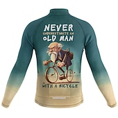 男性用 サイクリングジャージー グラフィック 文字&番号 長袖 バイク ジャージー トップス 3つのリアポケット付き マウンテンサイクリング ロードバイク 速乾性 反射性ストリップ 後ポケット 吸汗性 スポーツ ブラック レッド ネービーブルー 衣類 お買い得  メンズジャージ-男性用 サイクリングジャージー グラフィック 文字&番号 長袖 バイク ジャージー トップス 3つのリアポケット付き マウンテンサイクリング ロードバイク 速乾性 反射性ストリップ 後ポケット 吸汗性 スポーツ ブラック レッド ネービーブルー 衣類