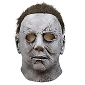 olcso kiegészítők-Szellem Zombi Michael Myers Maszk Halloween-kellékek Felnőttek Férfi Női Ijesztő jelmez Mindszentek napja Farsang Mardi Gras Könnyű farsangi jelmez