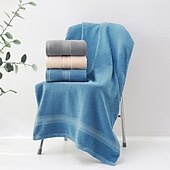 cheap Towels-Cotton Bath Towel Household Soft Absorbent Towel Adult Universal Wash Towel Back To School College Student
