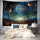 abordables paysage tapisserie-Fantasy Star Orbite Tapisserie suspendue Art mural Grande tapisserie murale Décor Photographie Toile de fond Couverture Rideau Maison Chambre Salon Décoration