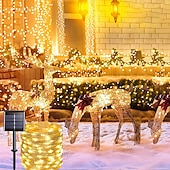 preiswerte Solarschulenleuchten-solar kupferdraht licht park rasen party außenbeleuchtung weihnachten string zimmer layout dekorative string licht