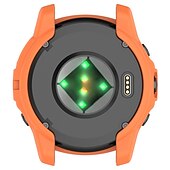 baratos Capa Smartwatch-Caixa de relógio Compatível com Garmin Fenix 7 Pro / Fenix 7S Pro / Fenix 7X Pro / Epix Pro 51mm / Epix Pro 42mm Áspero Á Prova-de-Pó Cobertura Completa do Pára-choques TPU Assista Cobertura