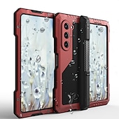 Χαμηλού Κόστους Samsung Θήκη-Θήκη τηλεφώνου για Samsung Galaxy Z Fold 5 Έντονης Χρήσης Στηρίγματα Αντι-πτώσης Πανοπλία Μέταλλο Σιλικόνη